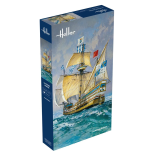 KIT PARA MONTAR HELLER VELEIRO LA GRANDE HERMINE 1/150 126 PEÇAS HLR 80841